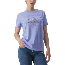 (取寄) カステリ レディース T-シャツ - ウィメンズ Castelli women Pedalare T-Shirt - Women's Violet Mist/Heather
