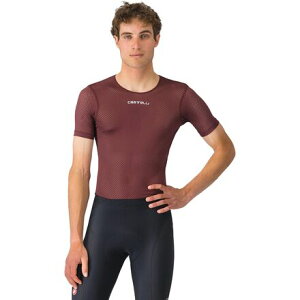 (���) �J�X�e�� �����Y �v�� ���b�V�� 2.0 �V���[�g�X���[�u �V���c - �����Y Castelli men Pro Mesh 2.0 Short-Sleeve Shirt - Men's Deep Bordeaux