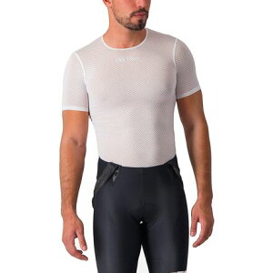 (���) �J�X�e�� �����Y �v�� ���b�V�� 2.0 �V���[�g�X���[�u �V���c - �����Y Castelli men Pro Mesh 2.0 Short-Sleeve Shirt - Men's White