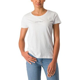 (取寄) カステリ レディース クラシッコ T-シャツ - ウィメンズ Castelli women Classico T-Shirt - Women's White