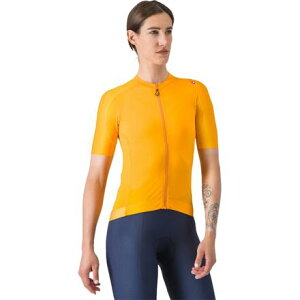 (���) �J�X�e�� ���f�B�[�X �G�X�v���b�\ �W���[�W - �E�B�����Y Castelli women Espresso Jersey - Women's Vivid Orange