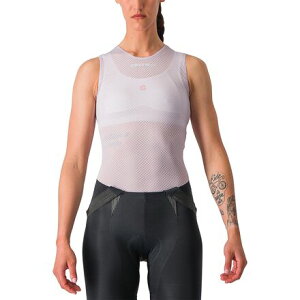 (���) �J�X�e�� ���f�B�[�X �v�� ���b�V�� �X���[�u���X �x�[�X���C���[? - �E�B�����Y Castelli women Pro Mesh Sleeveless Baselayer - Women's Purple Mist