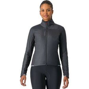 (���) �J�X�e�� ���f�B�[�X �t���C �_�C���N�g �W���P�b�g - �E�B�����Y Castelli women Fly Direct Jacket - Women's Light Black/Silver Gray