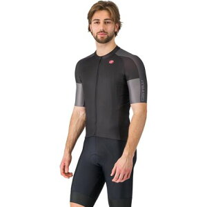 (���) �J�X�e�� �����Y �G���g���[�^ 6 �V���[�g�X���[�u �W���[�W - �����Y Castelli men Entrata 6 Short-Sleeve Jersey - Men's Light Black/Dark Gray/Smoky Gray