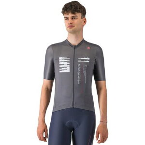 (���) �J�X�e�� �����Y �G�X�v���b�\ R-A/D �V���[�g�X���[�u �W���[�W - �����Y Castelli men Espresso R-A/D Short-Sleeve Jersey - Men's Smoky Gray