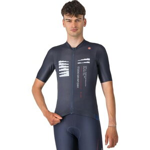 (���) �J�X�e�� �����Y �G�X�v���b�\ R-A/D �V���[�g�X���[�u �W���[�W - �����Y Castelli men Espresso R-A/D Short-Sleeve Jersey - Men's Twilight Blue