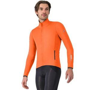 (���) �J�X�e�� �����Y �A���t�@ 150 �W���P�b�g - �����Y Castelli men Alpha 150 Jacket - Men's Brilliant Orange/Dark Gray