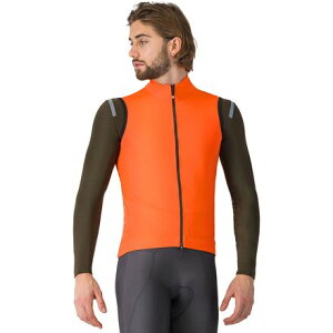 (���) �J�X�e�� �����Y �y���t�F�b�g �G�A�[ �x�X�g - �����Y Castelli men Perfetto Air Vest - Men's Brilliant Orange