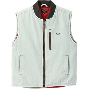 (���) �_�[�N�V�[�Y �����Y �V�F�C�}�X �x�X�g - �����Y Dark Seas men Seamus Vest - Men's Bleach Wash