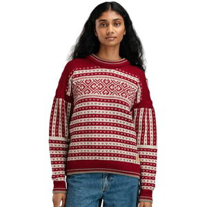(���) �_�[���I�u�m���E�F�[ ���f�B�[�X �Z�[�^�[ - �E�B�����Y Dale of Norway women Ramberg Sweater - Women's Red Rose/Mountainstone/Sand Melange