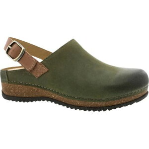 (���) �_���X�R ���f�B�[�X ������ �N���b�O - �E�B�����Y Dansko women Merrin Clog - Women's Olive Burnished Suede