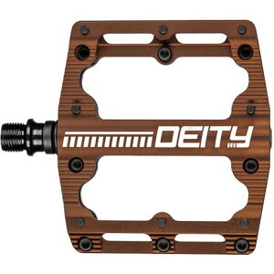 (���) �f�C�e�B�R���|�[�l���c �u���b�N �J�b�g �y�_���Y Deity Components Black Kat Pedals Bronze