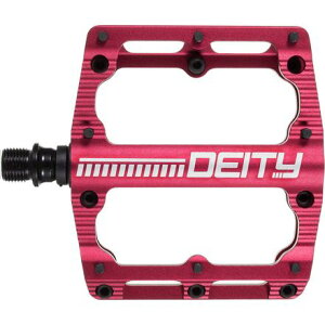 (���) �f�C�e�B�R���|�[�l���c �u���b�N �J�b�g �y�_���Y Deity Components Black Kat Pedals Red