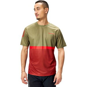 (���) �G���f���[�� �����Y �V���O���g���b�N �R�A T-�V���c �� - �����Y Endura men SingleTrack Core T-Shirt II - Men's Tweed Green