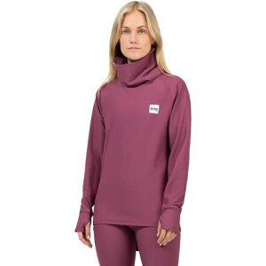 (���) ���f�B�[�X �Q�C�^�[ ���u �g�b�v - �E�B�����Y Eivy women Icecold Gaiter Rib Top - Women's Pinkgundy