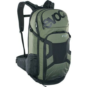 (���) �C�[�{�b�N Fr �c�A�[ E-���C�h �v���e�N�^�[ 20L �o�b�N�p�b�N Evoc FR Tour E-Ride Protector 20L Backpack Dark Olive/Black