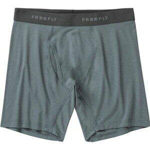 (���) �t���[�t���C �����Y �o���u�[ ���[�V���� �{�N�T�[ �u���[�t - �����Y Free Fly men Bamboo Motion Boxer Brief - Men's Slate