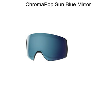 (���) �X�~�X 4D �}�O �S�[�O���Y ���v���C�X�����g �����Y Smith 4D MAG Goggles Replacement Lens ChromaPop Sun Blue Mirror