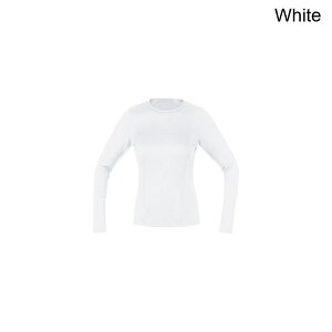(���) �S�A�E�F�A ���f�B�[�X �x�[�X ���C���[ �����O �X���[�u �V���c - �E�B�����Y GOREWEAR women Base Layer Long Sleeve Shirt - Women's White