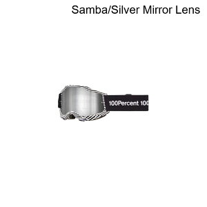 (���) 100% �A�L���� 2 �S�[�O���Y 100% ACCURI 2 Goggles Samba/Silver Mirror Lens