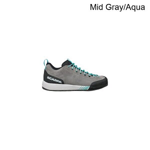 (���) �X�J���p ���f�B�[�X �Q�b�R�[ �A�v���[�` �V���[�Y - �E�B�����Y Scarpa women Gecko Approach Shoe - Women's Mid Gray/Aqua