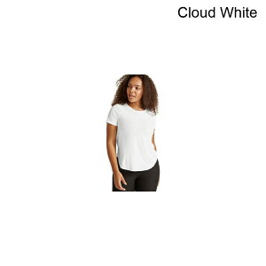 (���) �r�����h���K ���f�B�[�X �I�� �U �_�E�� ���E T-�V���c - �E�B�����Y Beyond Yoga women On The Down Low T-Shirt - Women's Cloud White