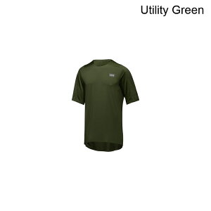(���) �S�A�E�F�A �����Y �g���C��KPR �e�b�N �W���[�W - �����Y GOREWEAR men TrailKPR Tech Jersey - Men's Utility Green