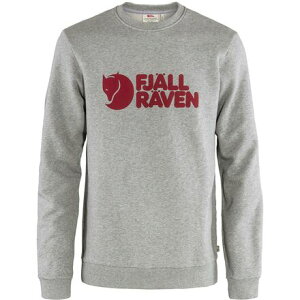 (���) �t�F�[�����[�x�� �����Y ���S �Z�[�^�[ - �����Y Fjallraven men Logo Sweater - Men's Grey/Melange