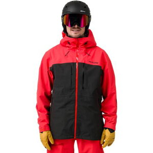 (���) �t���C���[ �����Y �N�I���^�� �v�� �W���P�b�g - �����Y Flylow men Quantum Pro Jacket - Men's Black/Magma