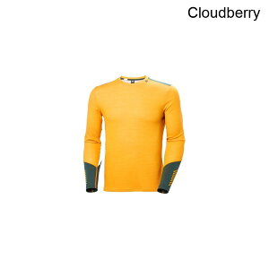 (���) �w���[�n���Z�� �����Y ���t�@ �����m �~�b�h�E�G�C�g �N���[ �g�b�v - �����Y Helly Hansen men Lifa Merino Midweight Crew Top - Men's Cloudberry