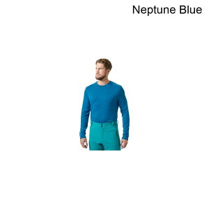 (���) �w���[�n���Z�� �����Y ���t�@ �����m �~�b�h�E�G�C�g �N���[ �g�b�v - �����Y Helly Hansen men Lifa Merino Midweight Crew Top - Men's Neptune Blue