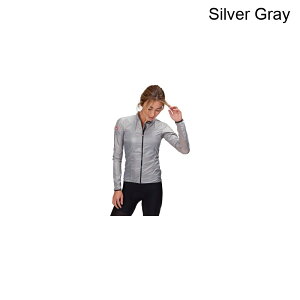 (���) �J�X�e�� ���f�B�[�X �A���A �V�F�� �W���P�b�g - �E�B�����Y Castelli women Aria Shell Jacket - Women's Silver Gray