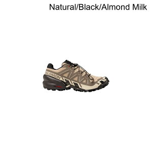 (���) �T������ �����Y �X�s�[�h�N���X 6 �g���C�� �����j���O �V���[�Y - �����Y Salomon men Speedcross 6 Trail Running Shoe - Men's Natural/Black/Almond Milk