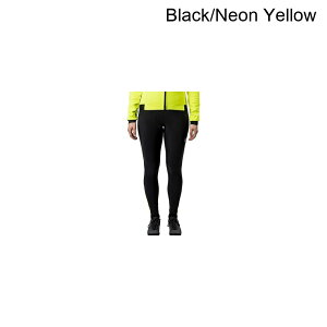 (���) �S�A�E�F�A ���f�B�[�X �v���O���X �T�[�� �^�C�c+ - �E�B�����Y GOREWEAR women Progress Thermo Tights+ - Women's Black/Neon Yellow