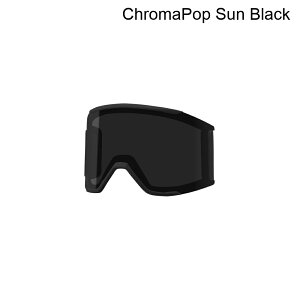 (���) �X�~�X �X�N�A�b�h �}�O �S�[�O���Y ���v���C�X�����g �����Y Smith Squad MAG Goggles Replacement Lens ChromaPop Sun Black