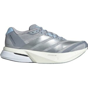 (���) �A�f�B�_�X ���f�B�[�X �A�f�B�[�� �{�X�g�� 13 �����j���O �V���[�Y - �E�B�����Y Adidas women Adizero Boston 13 Running Shoe - Women's Halo Silver/Silver Metallic/Glow Blue