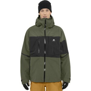 (���) �A���}�_ �����Y �O�����Y 3l �W���P�b�g - �����Y Armada men Grands 3L Jacket - Men's Olive/Black