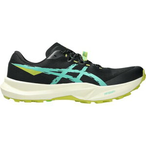 (���) �A�V�b�N�X �����Y �t�W ���C�g 6 �g���C�� �����j���O �V���[�Y - �����Y Asics men Fuji Lite 6 Trail Running Shoe - Men's Black/Aurora Green