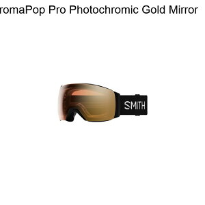 (���) �X�~�X I/O �}�O Xl �N���}�|�b�v �S�[�O���Y Smith I/O MAG XL ChromaPop Goggles Black/ChromaPop Pro Photochromic Gold Mirror