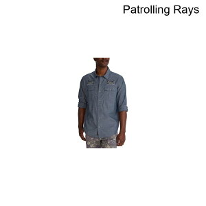 (���) �n�E���[�u���U�[�Y �����Y �K�E�`�� �X�i�b�v�V���c - �����Y Howler Brothers men Gaucho Snapshirt - Men's Patrolling Rays