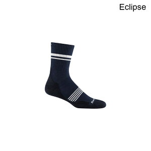 (���) �_�[���^�t �����Y �N���[ ���C�g�E�F�C�g �N�b�V���� �\�b�N - �����Y Darn Tough men Element Crew Lightweight Cushion Sock - Men's Eclipse
