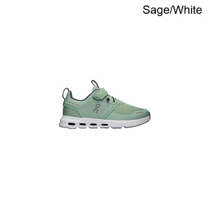 (���) �I�������j���O ���g���L�b�Y �N���E�h �v���C �V���[�Y - ���g�� �L�b�Y On Running little kids Cloud Play Shoe - Little Kids' Sage/White