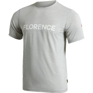 (���) �����Y �t���[�����X ���S �V���[�g�X���[�u �V���c - �����Y Florence Marine X men Airtex Florence Logo Short-Sleeve Shirt - Men's Light Heather Grey