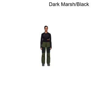 (���) �}���[�g ���f�B�[�X �A�C�K�[ �t���[ �v�� HS �r�u �p���c - �E�B�����Y Mammut women Eiger Free Pro HS Bib Pant - Women's Dark Marsh/Black