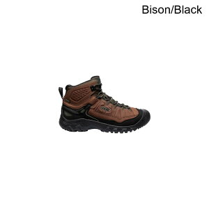 (���) �L�[�� �����Y �^�[�M�[ Iv �~�b�h Wp �n�C�L���O �u�[�c - �����Y KEEN men Targhee IV Mid WP Hiking Boot - Men's Bison/Black