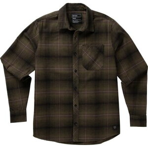 (���) �t�H�b�N�X���[�V���O �����Y �\�[�X �t�����l�� - �����Y Fox Racing men Source Flannel - Men's Olive Green