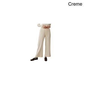 (���) ���f�B�[�X �U �|�C���e�[�� �V���v�� �N���b�v �p���c - �E�B�����Y Donni women The Pointelle Simple Crop Pant - Women's Creme