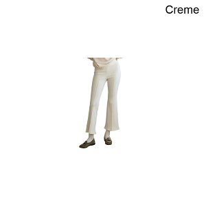(���) ���f�B�[�X �U ���u �L�b�N �t���A �p���c - �E�B�����Y Donni women The Rib Kick Flare Pant - Women's Creme