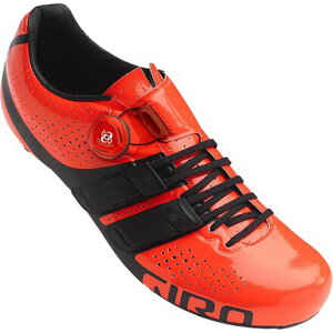 (���) �W�� �t�@�N�^�[ �e���[�X ���[�h �T�C�N�����O �V���[�Y Giro Factor Techlace Road Cycling Shoes Vermillion/Black