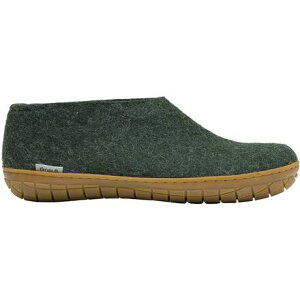 (���) �O���[���b�v �U �V���[�Y ���o�[ �X���b�p Glerups The Shoe Rubber Slipper Forest/Tan
